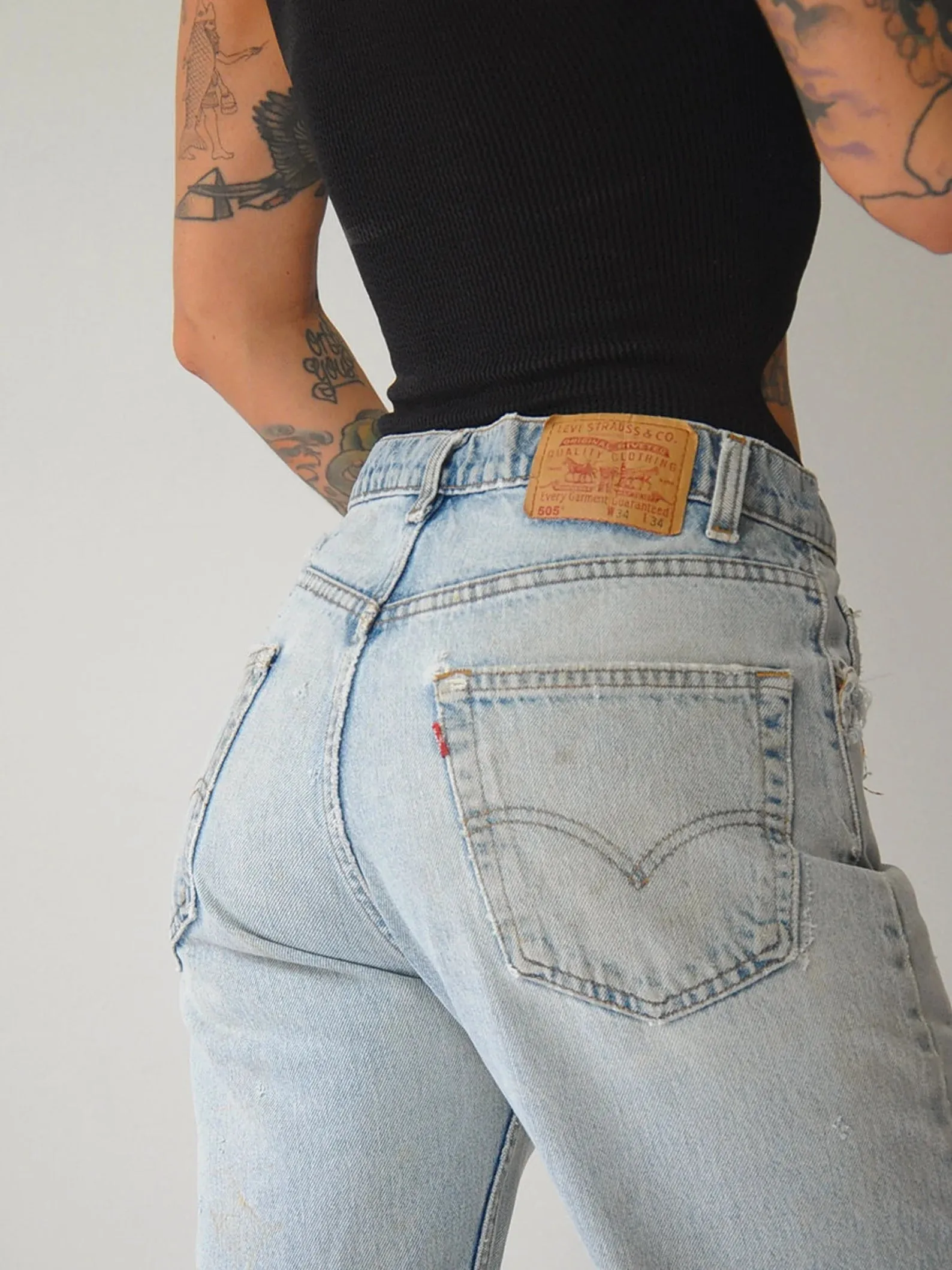 1980's Levi's Ripped 505 Jeans 32x34