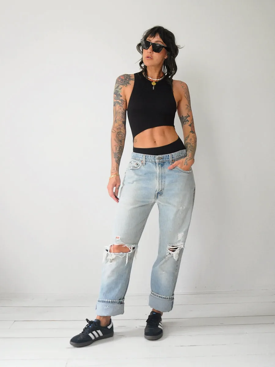 1980's Levi's Ripped 505 Jeans 32x34