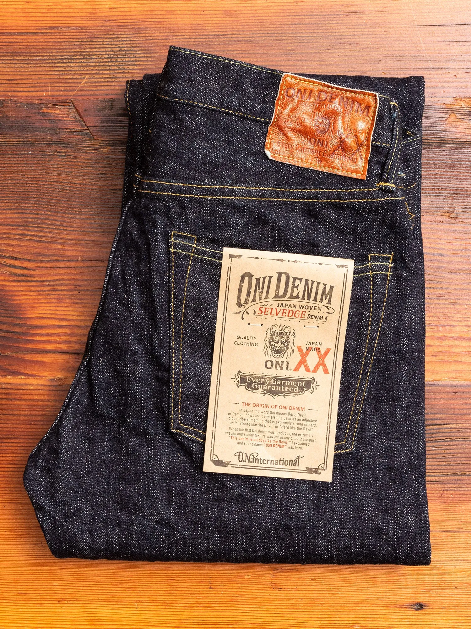 585XX "Low Tension" 16.5oz Selvedge Denim - Slim Straight Fit