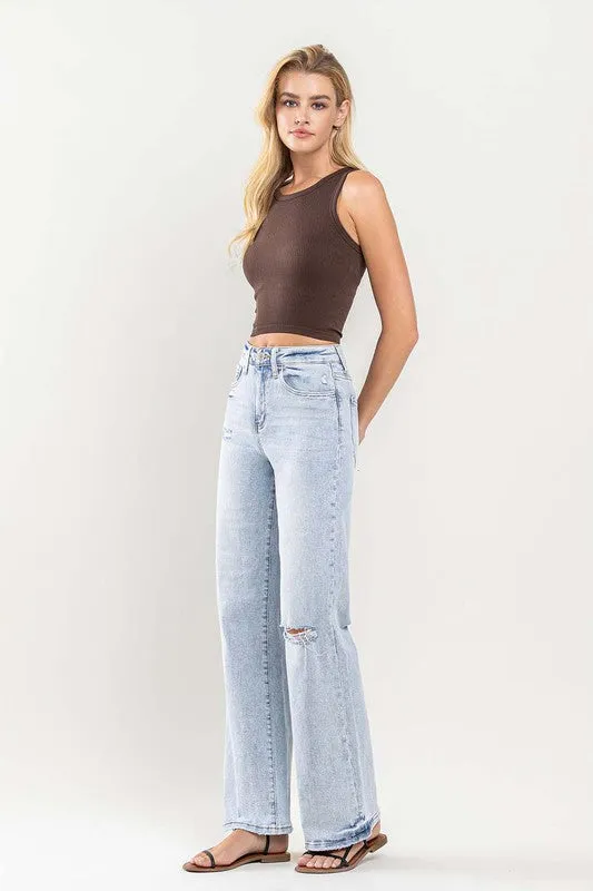 90s Vintage Super High Rise Flare Jeans *Online Only*