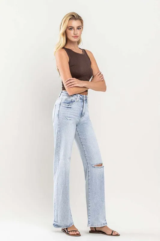 90s Vintage Super High Rise Flare Jeans *Online Only*