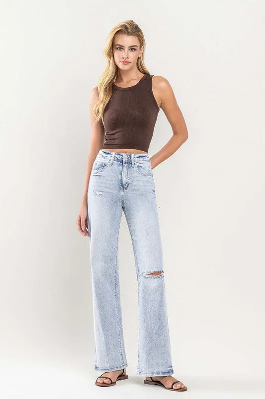 90s Vintage Super High Rise Flare Jeans *Online Only*