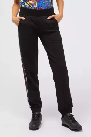 Black Cotton Women Sweatpant