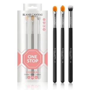 Blank Canvas One Stop Vegan Concealer Brush Set