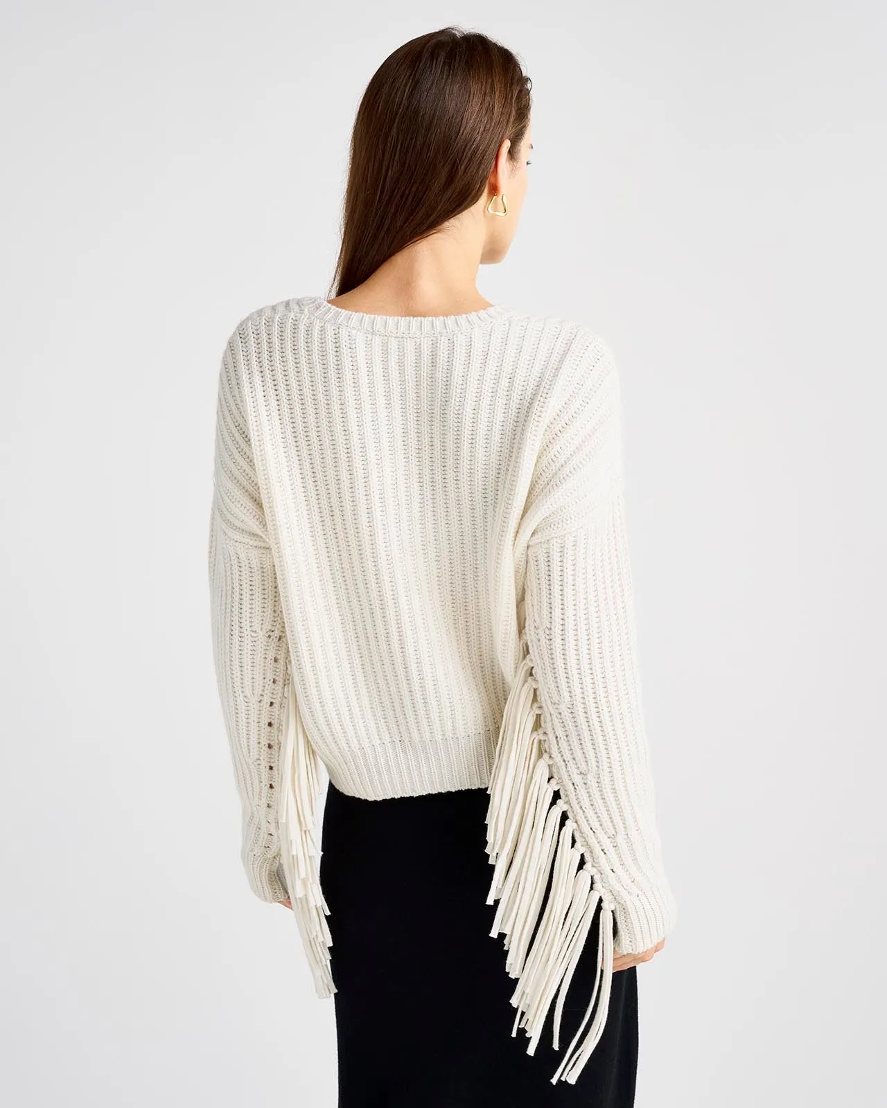 Britain Fringe Sweater