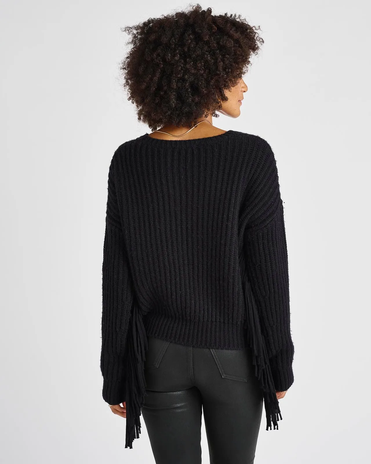 Britain Fringe Sweater