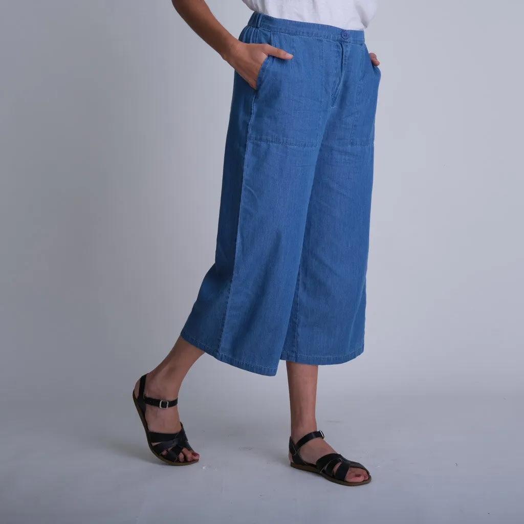 Carrie Organic Denim Culottes