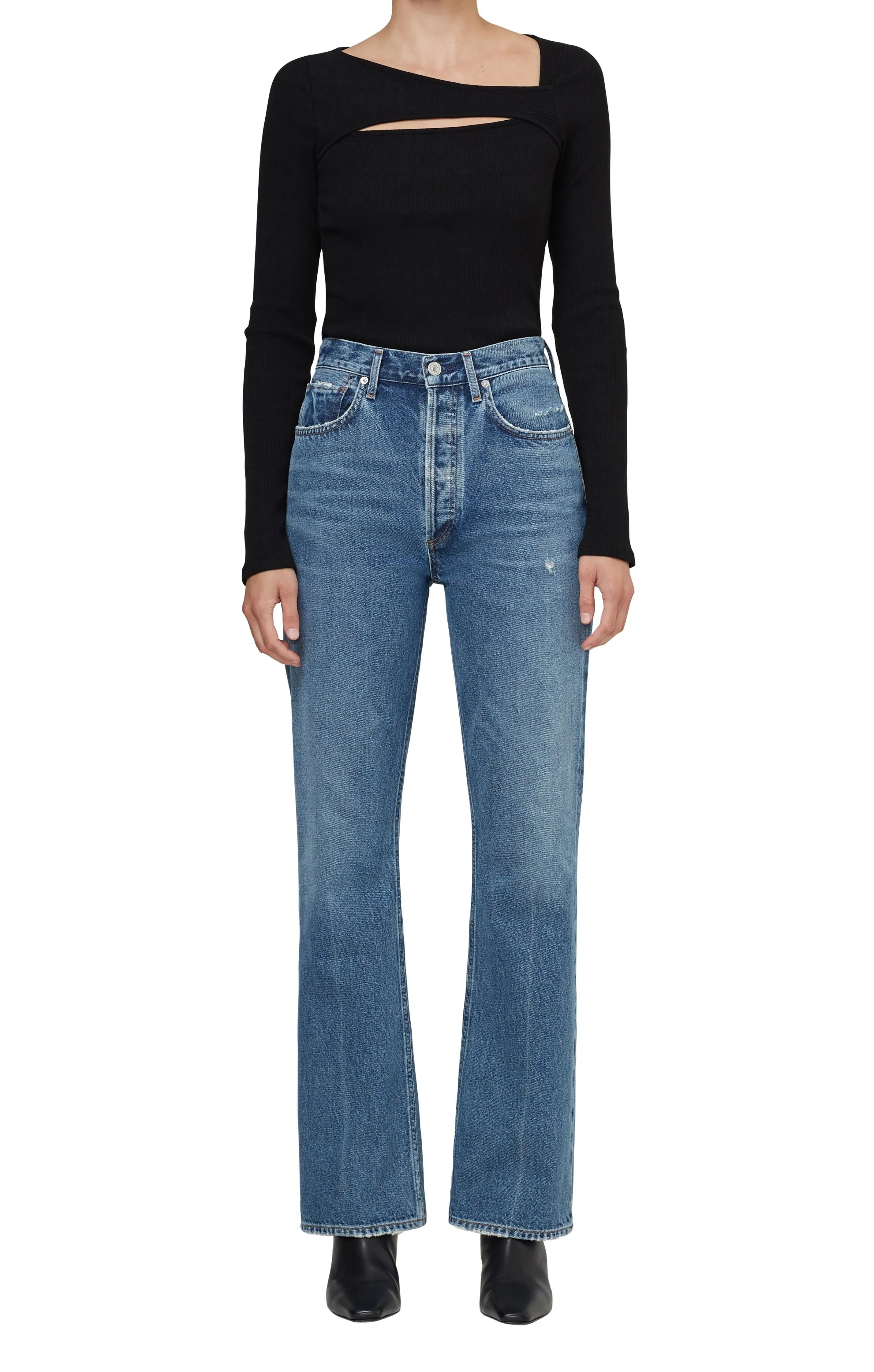 Citizens of Humanity - Libby Relaxed Bootcut Jeans in Big Sky