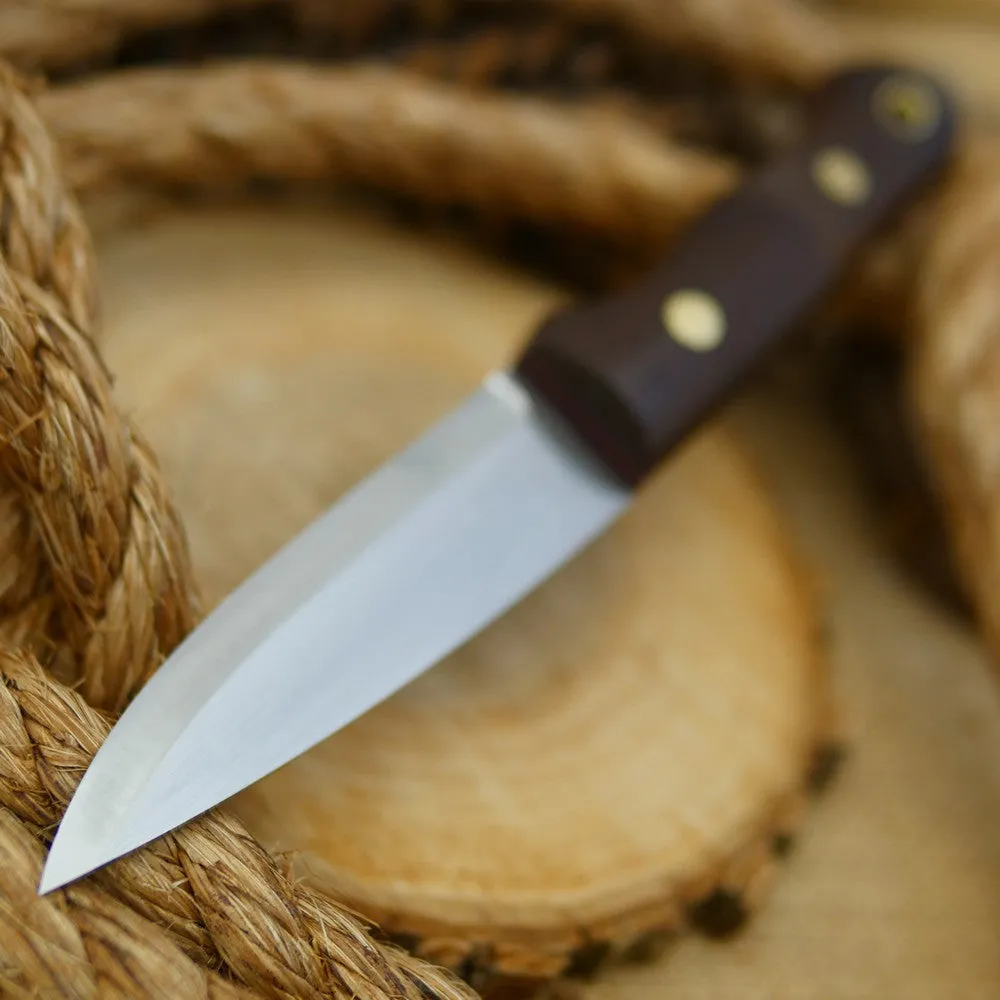 Classic: Barbwire Micarta & Maroon Canvas