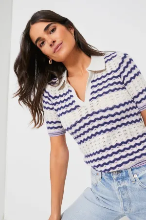 Cool Wave Spencer Polo Sweater