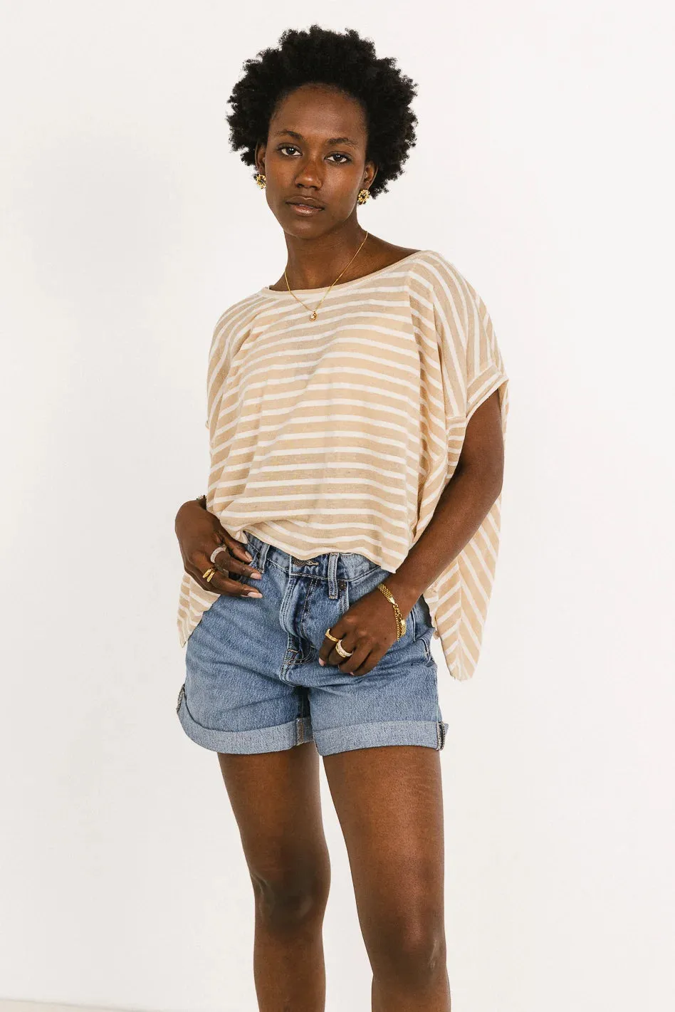 Edie High Rise Denim Shorts - FINAL SALE