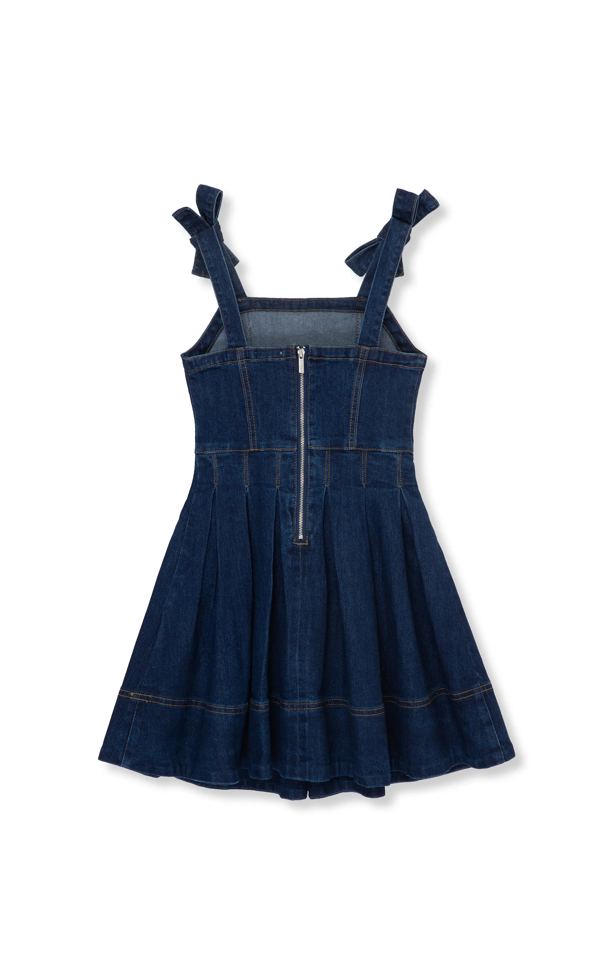 Fit & Flare Denim Dress | 7-16