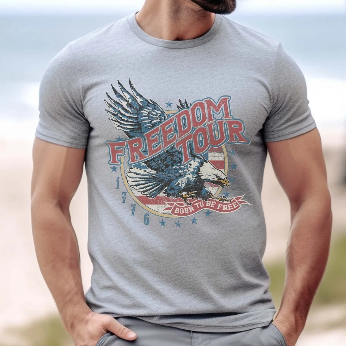 Freedom Tour Eagle Graphic Tee