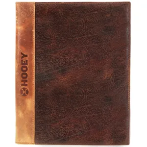 HOOEY HOOEY CLASSIC LEATHER NOTEBOOK COVER BROWN