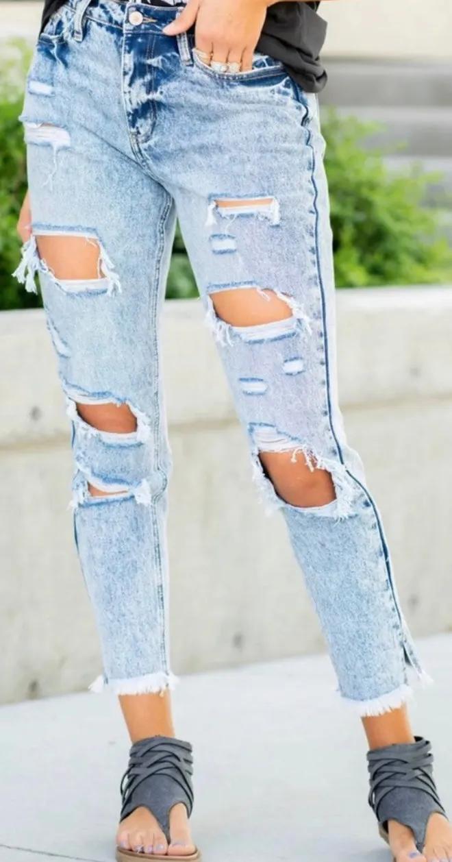 Kancan Ankle High Rise Skinny Jeans