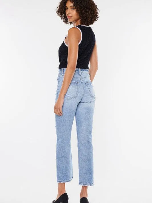 Kancan USA Rockin 90s Denim High-Rise Boyfriend Jeans