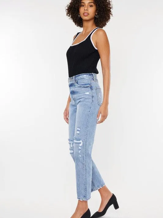 Kancan USA Rockin 90s Denim High-Rise Boyfriend Jeans