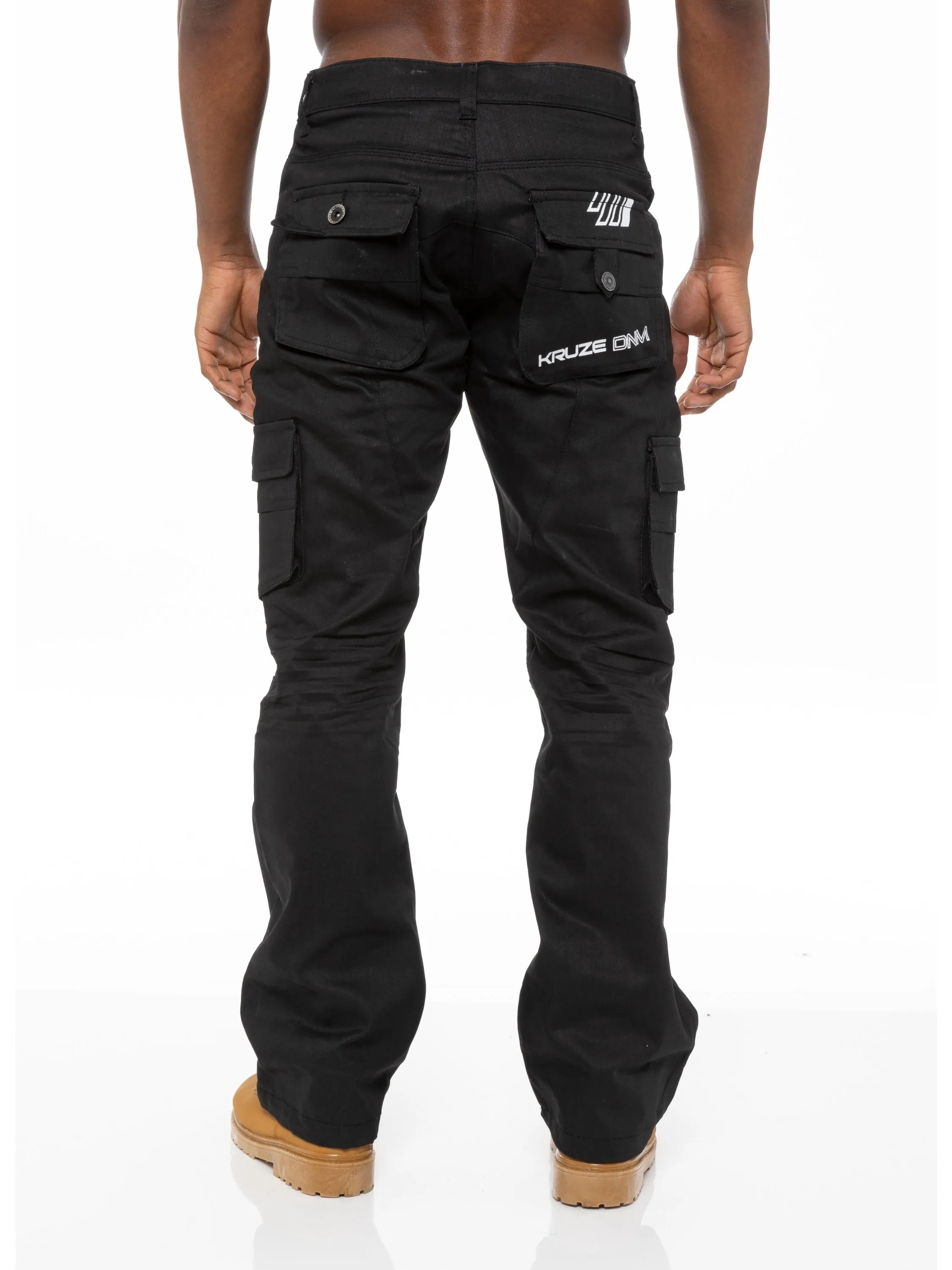 Kruze | Mens Cargo Combat Jeans