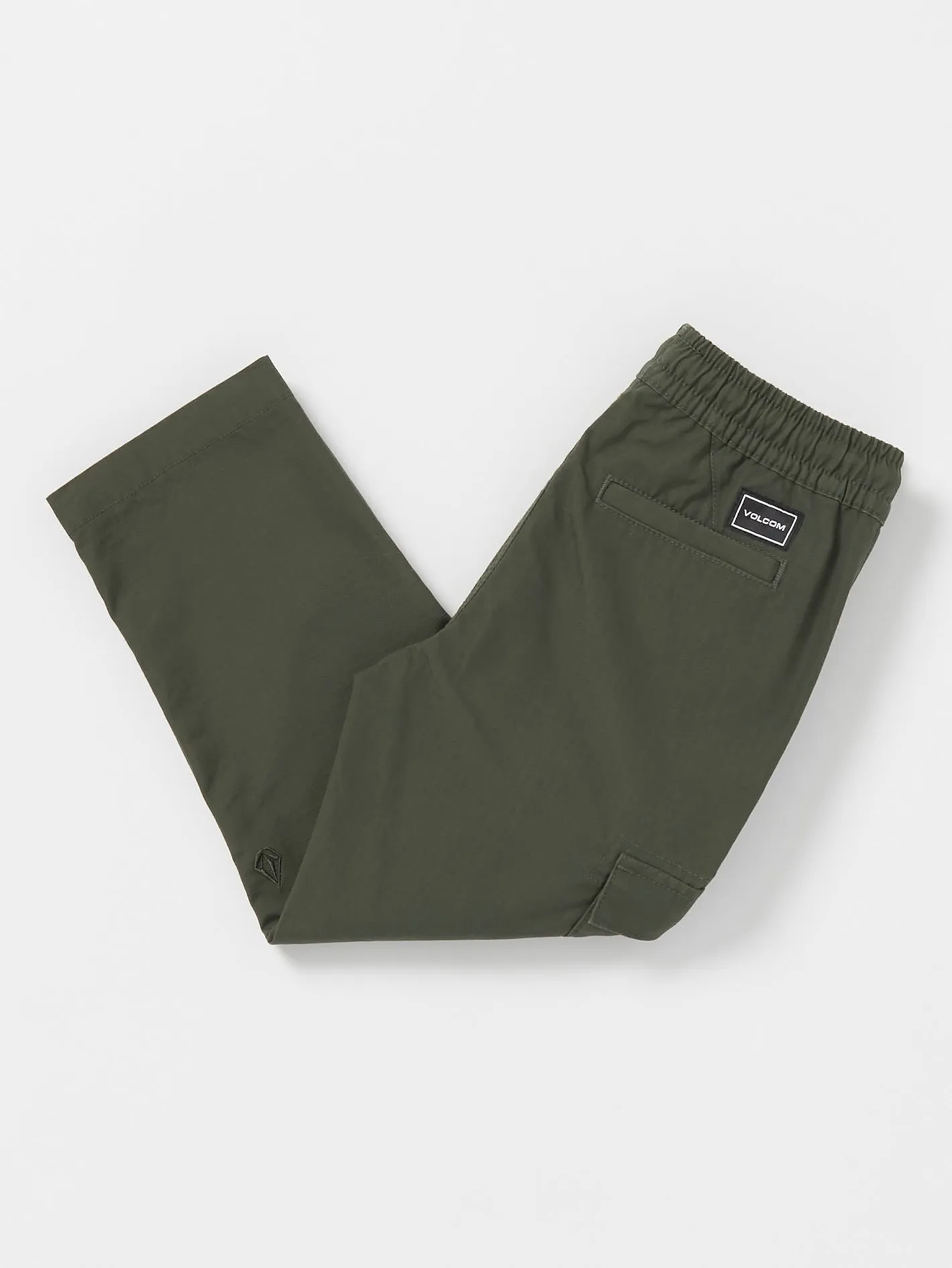 Little Boys March Cargo Elastic Waist Pants - Squadron Green