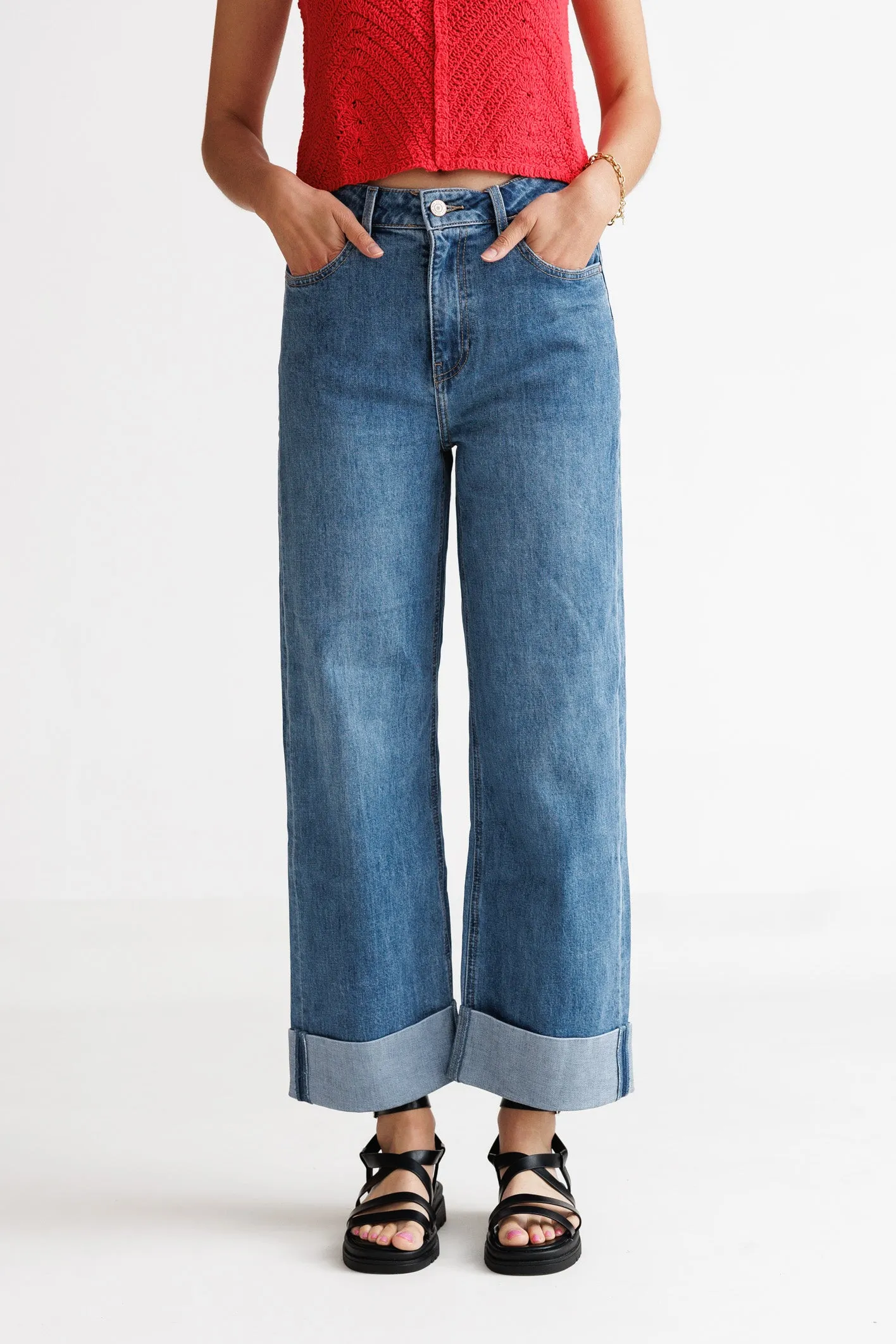 Loane Wide Denim Jeans