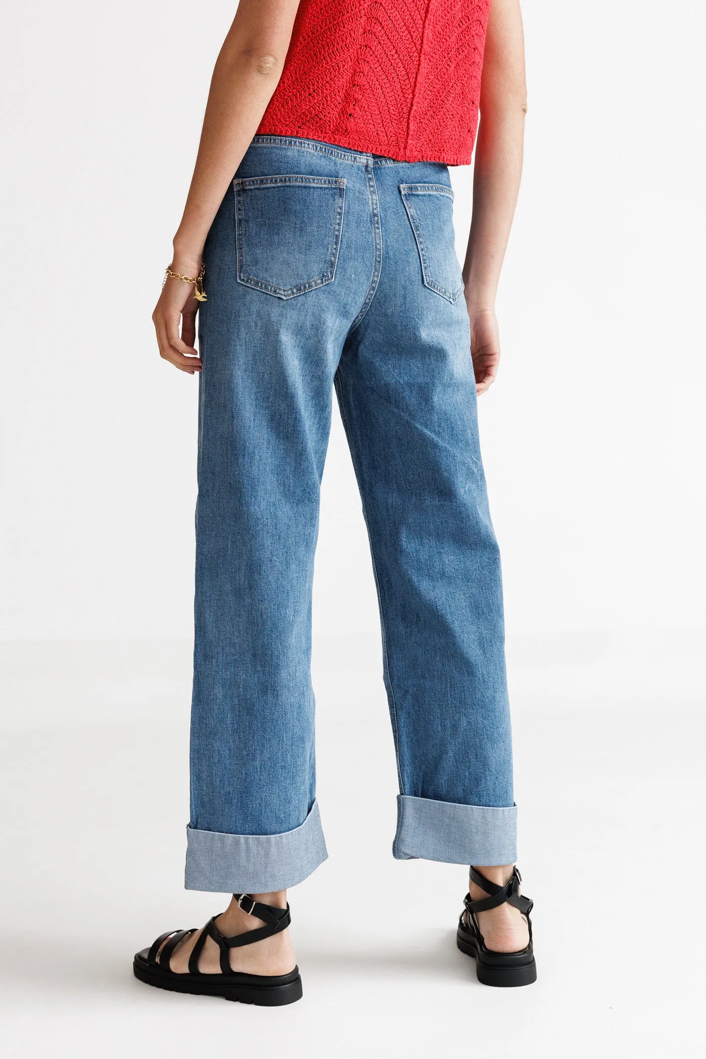 Loane Wide Denim Jeans