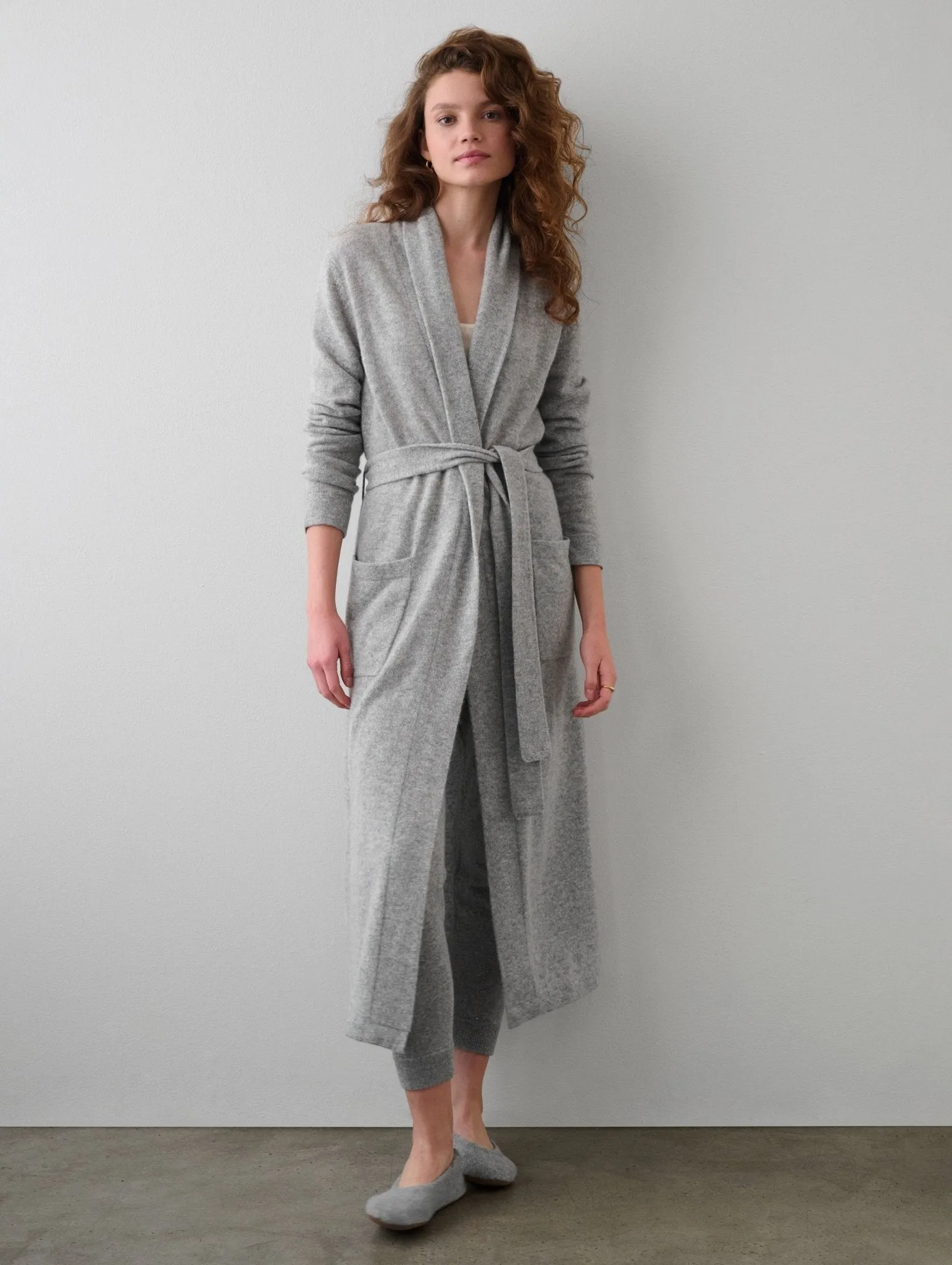 Long Cashmere Robe