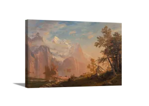 Mount Whitney | Albert Bierstadt Masters Classic Art in Gallery Wrapped Canvas | Various Sizes