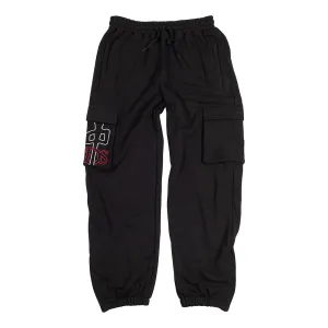 RDS OG Outline Cargo Sweatpants, Black White Red