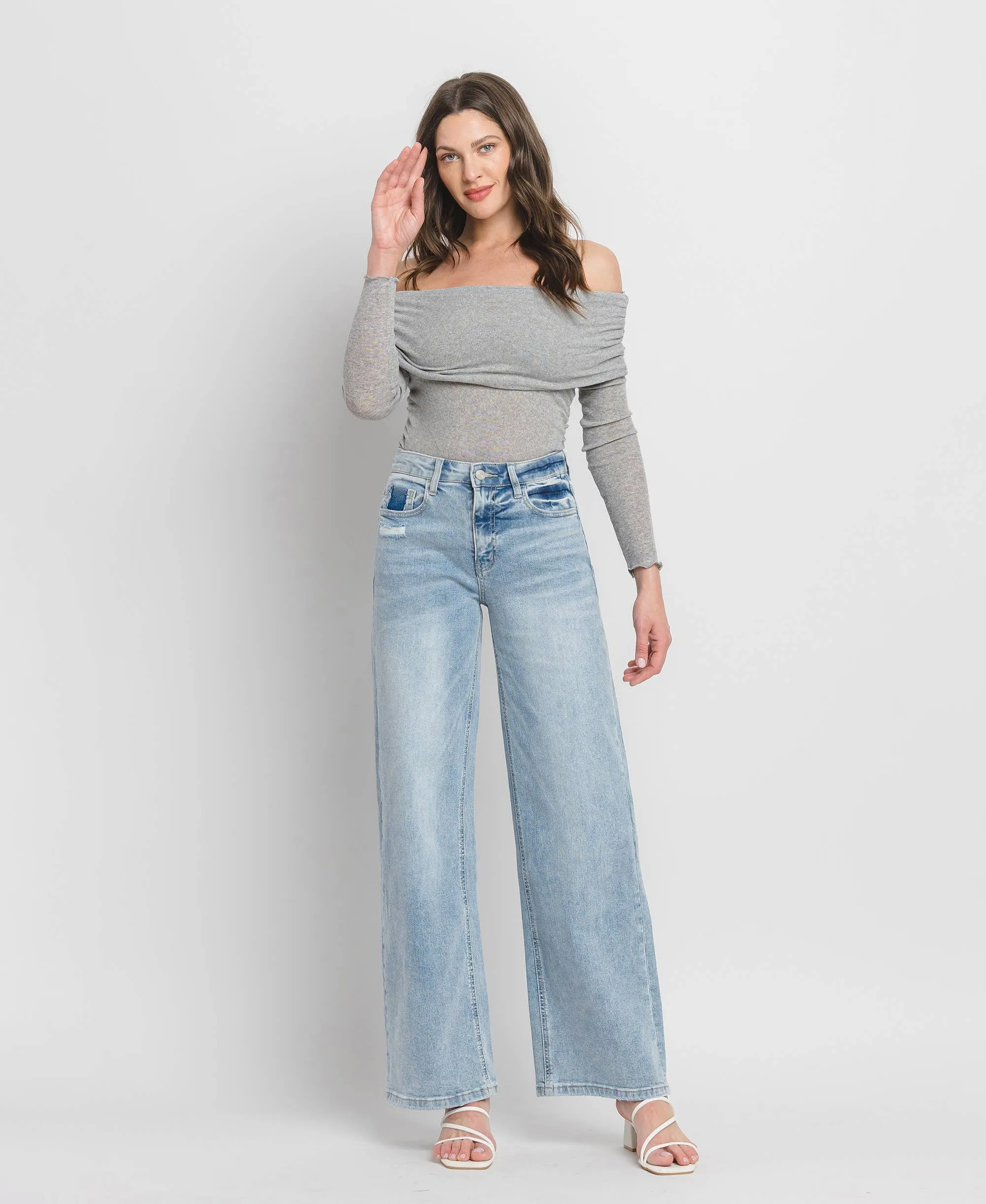 Super Wide Leg Jeans