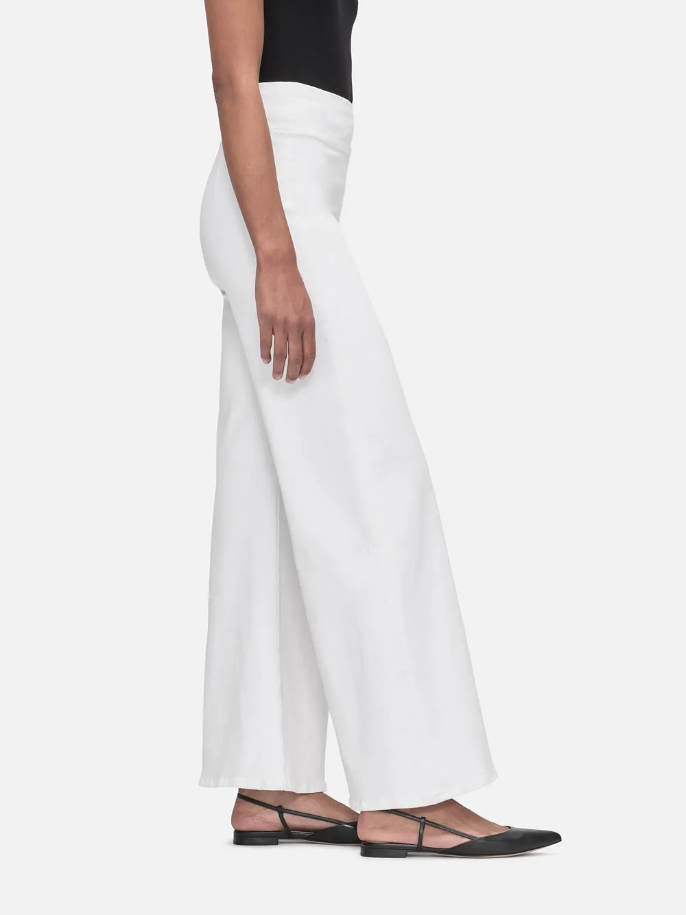 The Jetset Wide Leg -- White