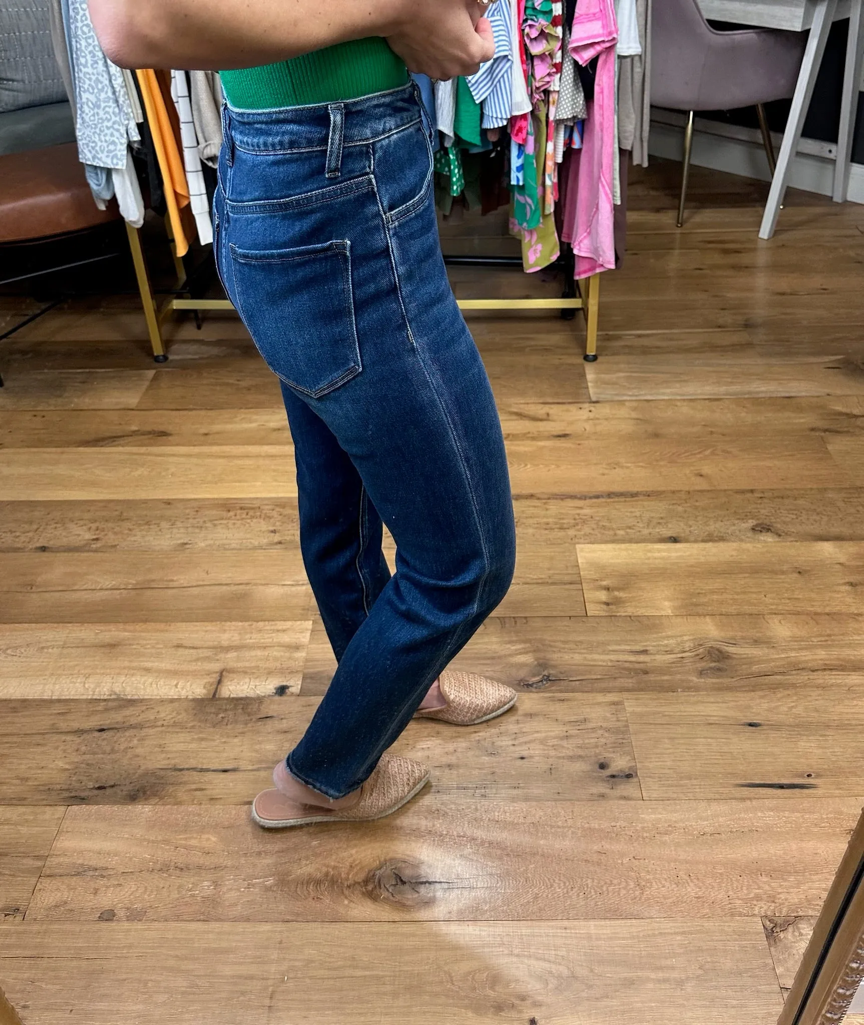 The Macey High-Rise Stretch Mom Jeans