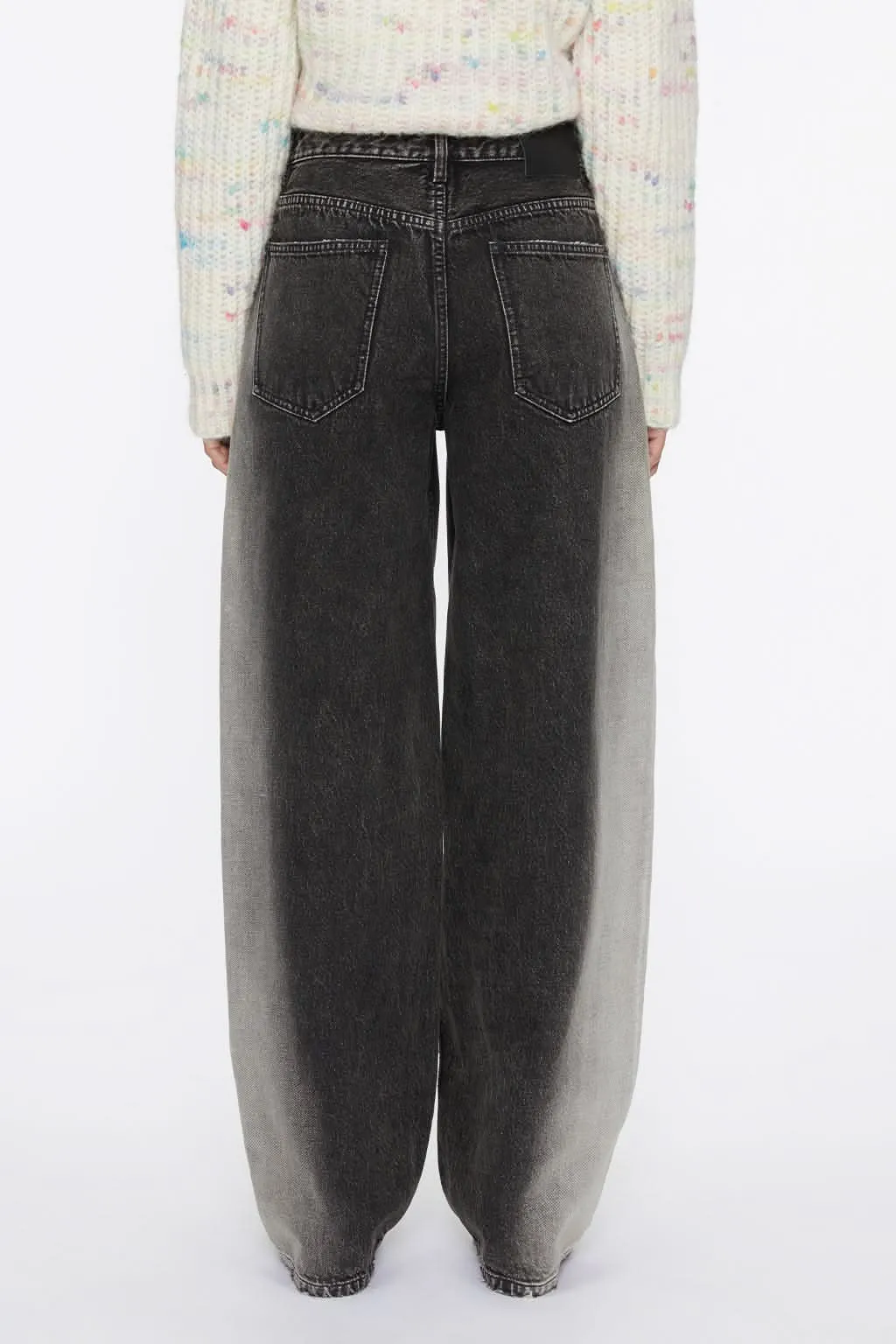 Vintage Gradient Straight-Leg Jeans