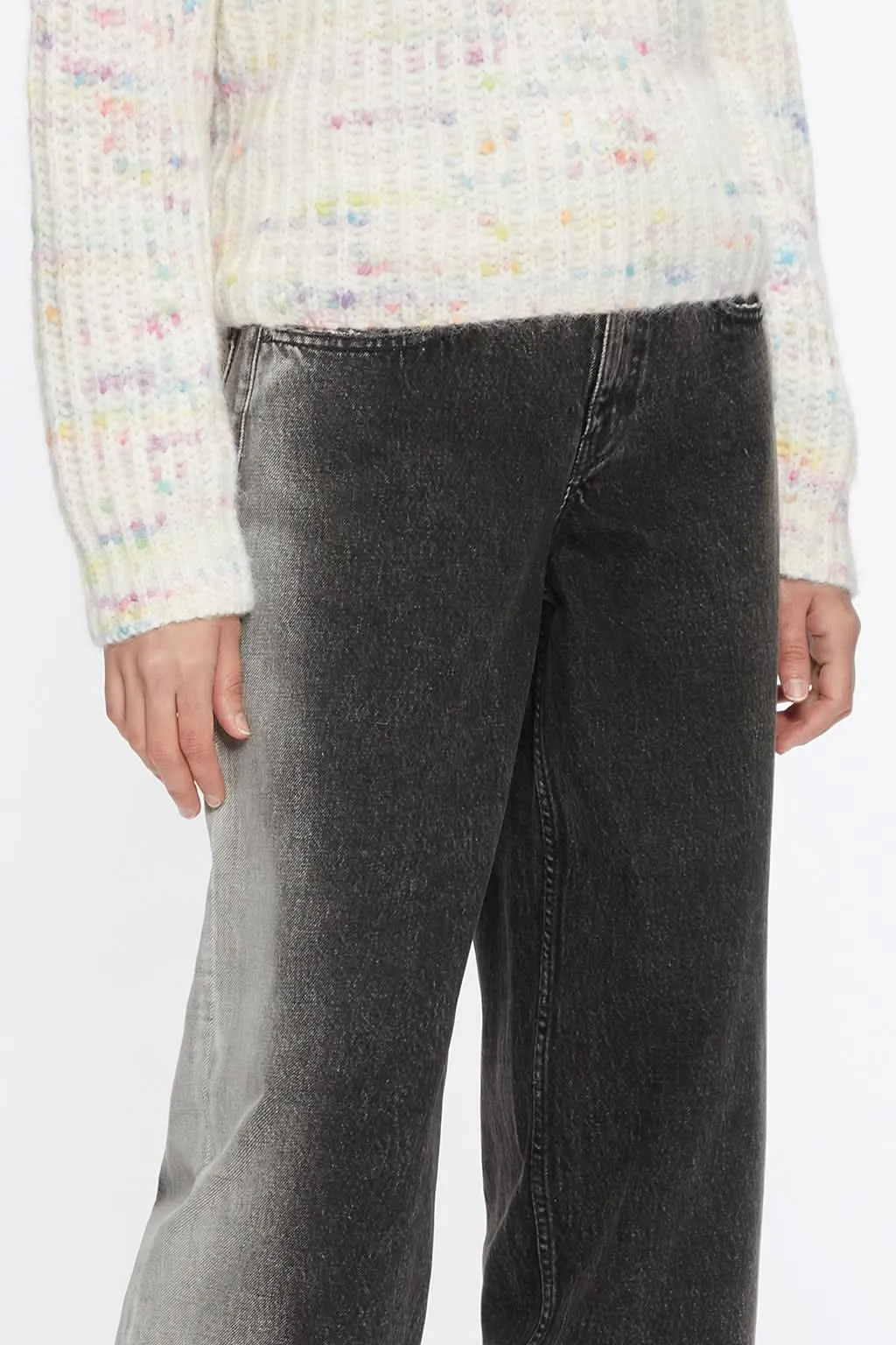 Vintage Gradient Straight-Leg Jeans