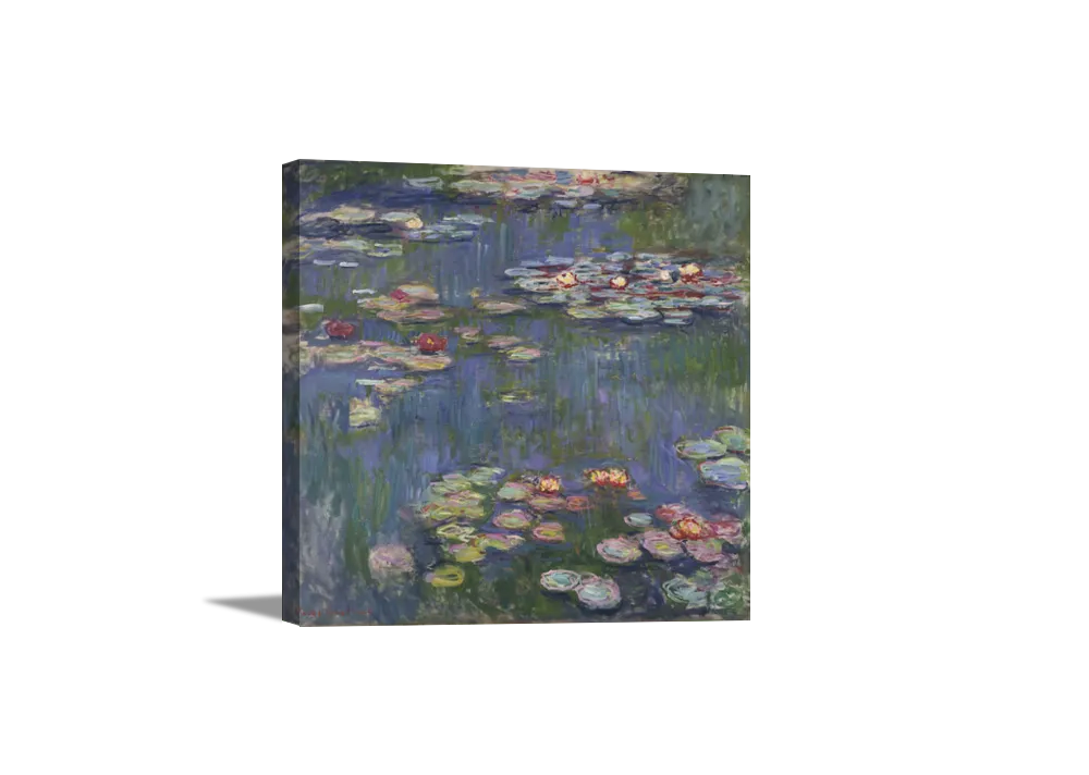 Water Lilies 1 | Claude Monet Masters Classic Art in Gallery Wrapped Canvas | Various Sizes