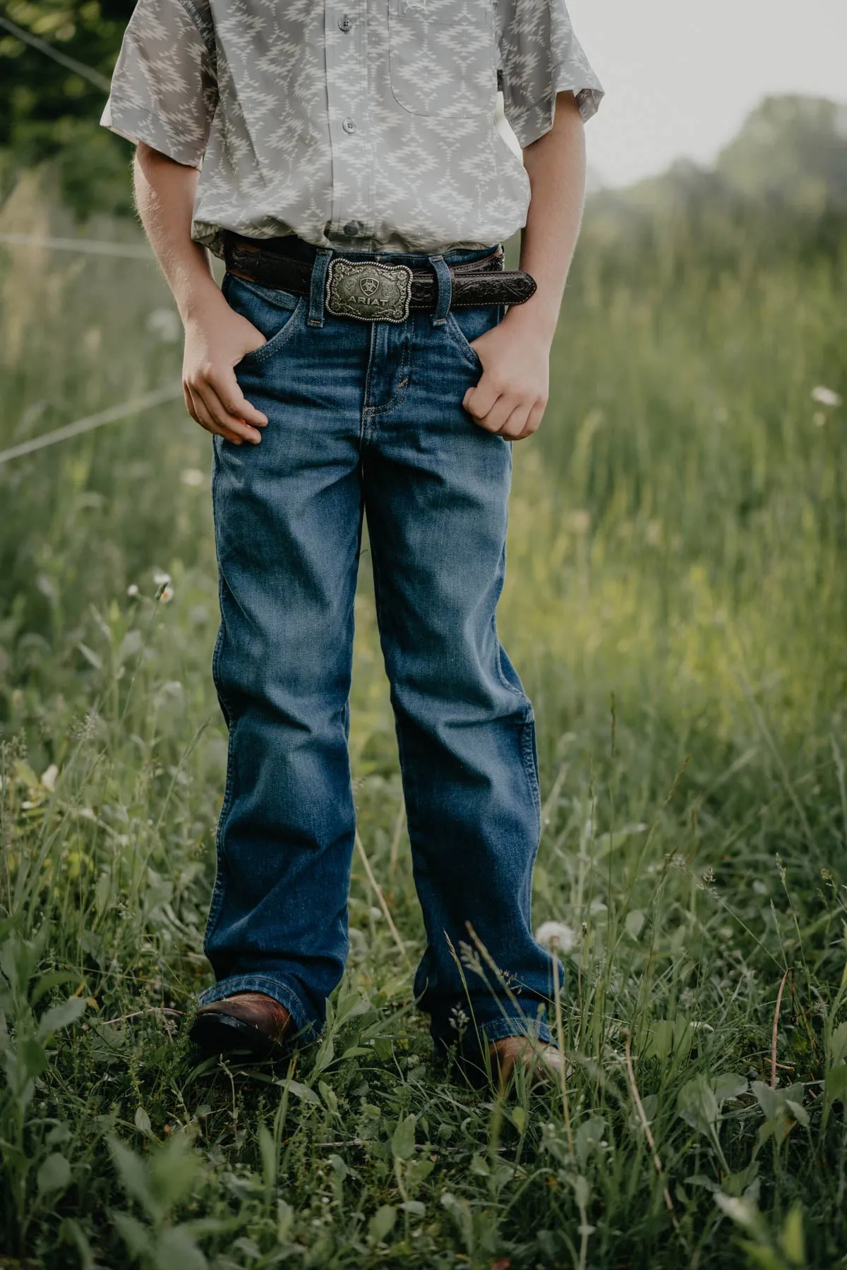 ‘Waylon’ Boy's Relaxed Bootcut Retro Wrangler Jeans