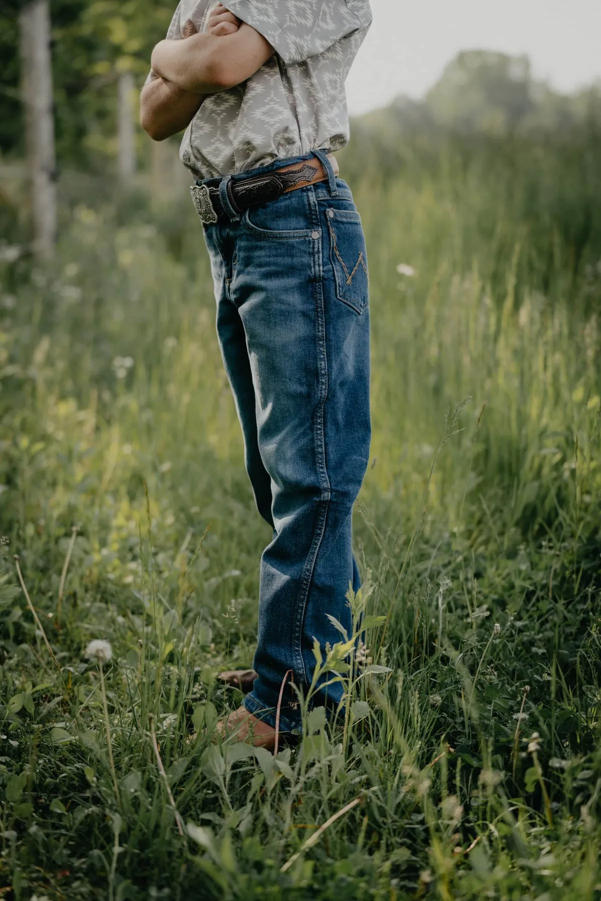 ‘Waylon’ Boy's Relaxed Bootcut Retro Wrangler Jeans