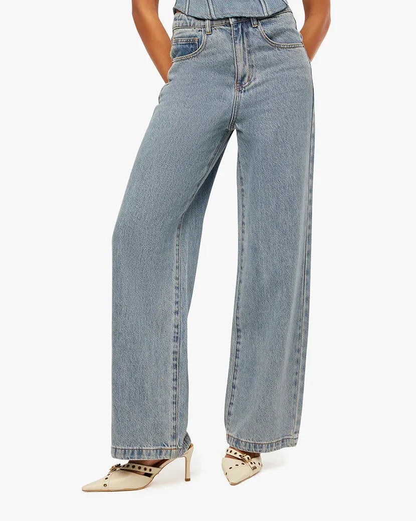 Wide Leg Denim Pant