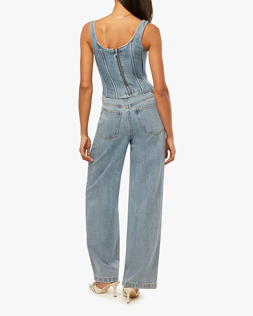 Wide Leg Denim Pant