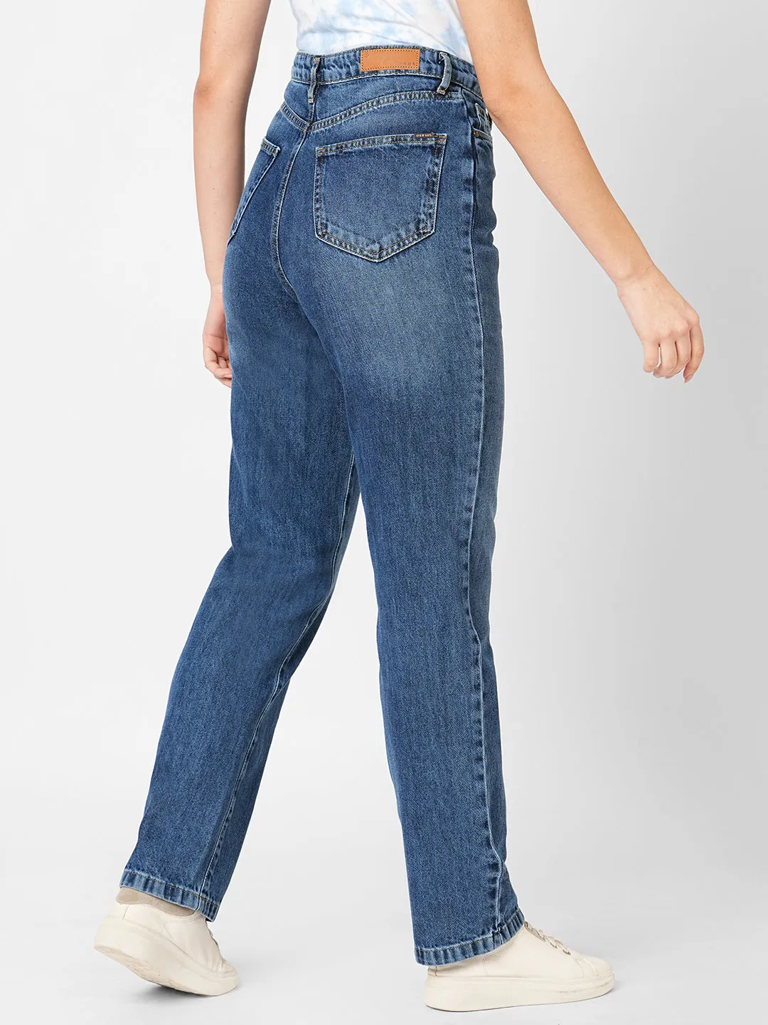 Women High-Rise Mom Fit Jeans