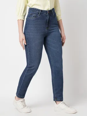 Women High-Rise Mom Fit Jeans