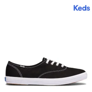 Women's Keds Champion Feat. Organic Cotton Canvas Sneaker Black  (WF64805)