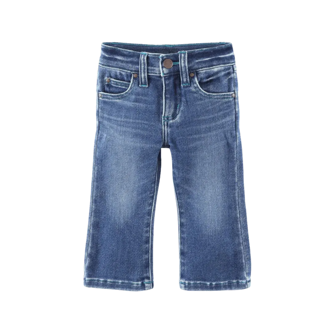 Wrangler Little Girls Stitched Pocket Melanie Bootcut Jeans