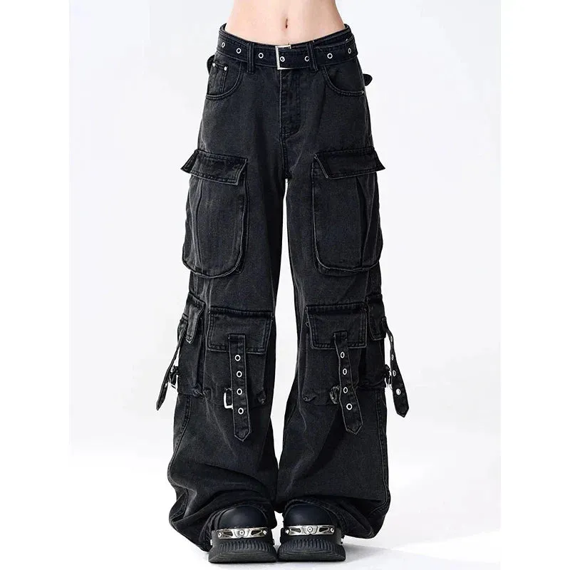 Y2K Cargo Halloween Japanese Pants