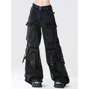 Y2K Cargo Halloween Japanese Pants